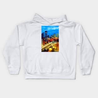 East India Dock Station Canary Wharf London Docklands Kids Hoodie